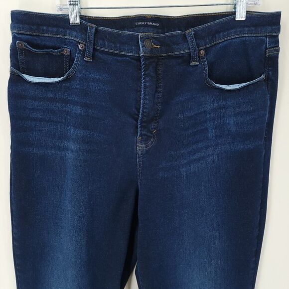 Lucky Brand Jeans 20W Blue High Rise Bootcut Stretch Denim - Picture 7 of 10